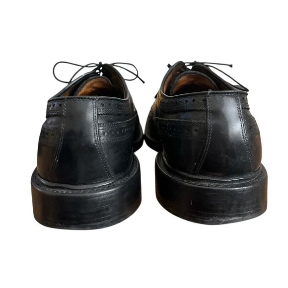 Allen Edmonds Black MacNeil 9107 Wingtip Dress Shoes Size 9.5 D - Picture 4 of 7